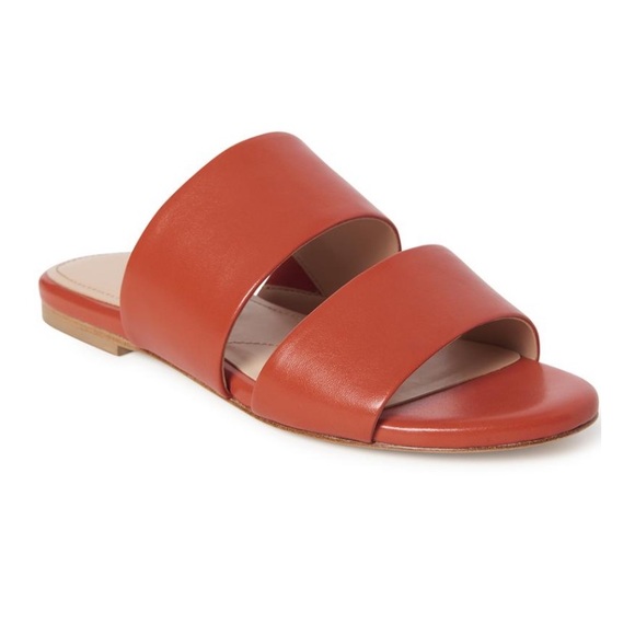 Charles David Shoes - NWOT Charles Davids coral leather sandal.  Size 6M
